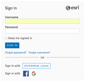 arcgis login