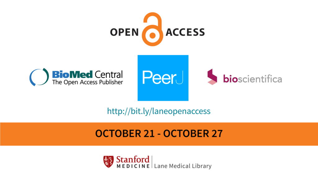 It’s Open Access Week! Learn more about Lane’s Agreements with OA ...