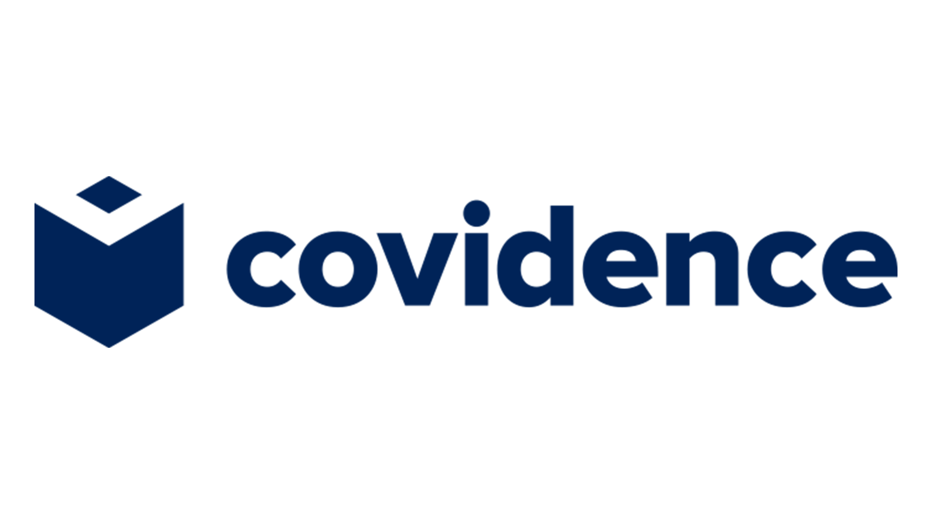 white background with the text "Covidence"