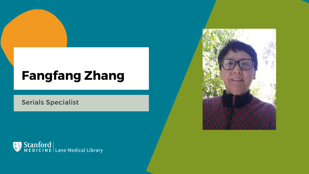 Portrait of Fangfang Zhang, Serials Specialist