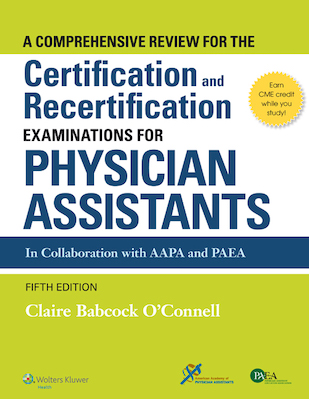 Book cover of "Comprehensive Review For the Certification and Recertification Examinations for Physician Assistants"