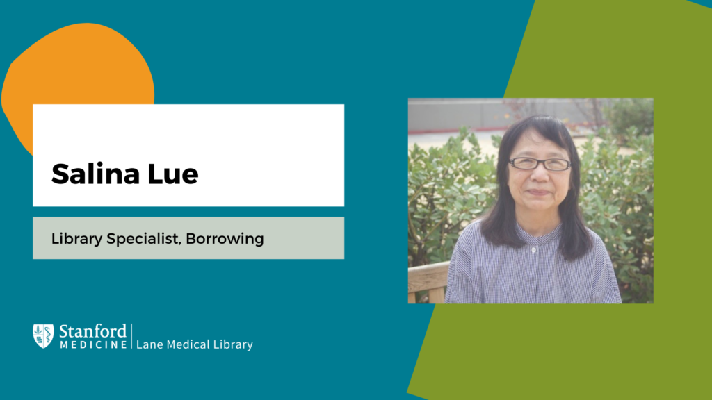 Photo of Salina Lue, Library Specialist, Borrowing