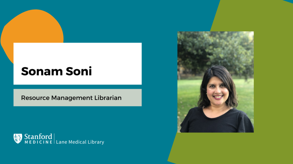 Photo of Sonam Soni, Resource Management Librarian