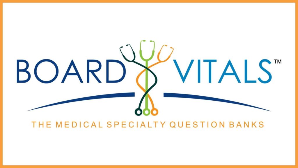 BoardVitals logo on a white background with an orange frame around the background