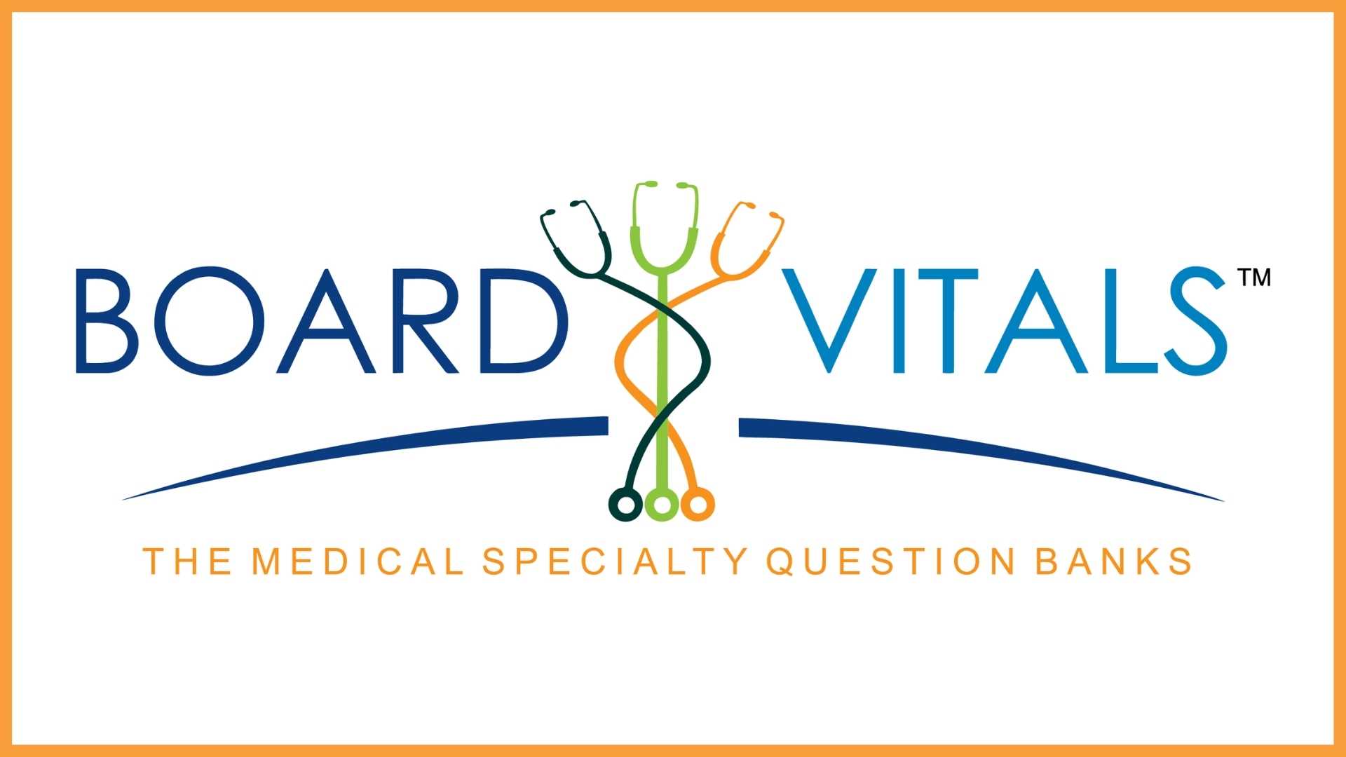 BoardVitals logo on a white background with an orange frame around the background