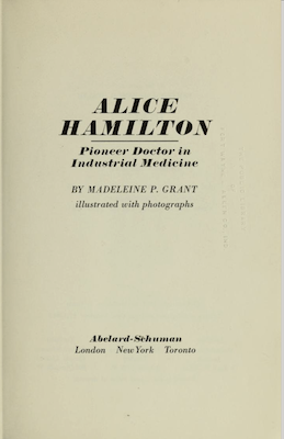 Title page of a biography of Dr. Hamilton