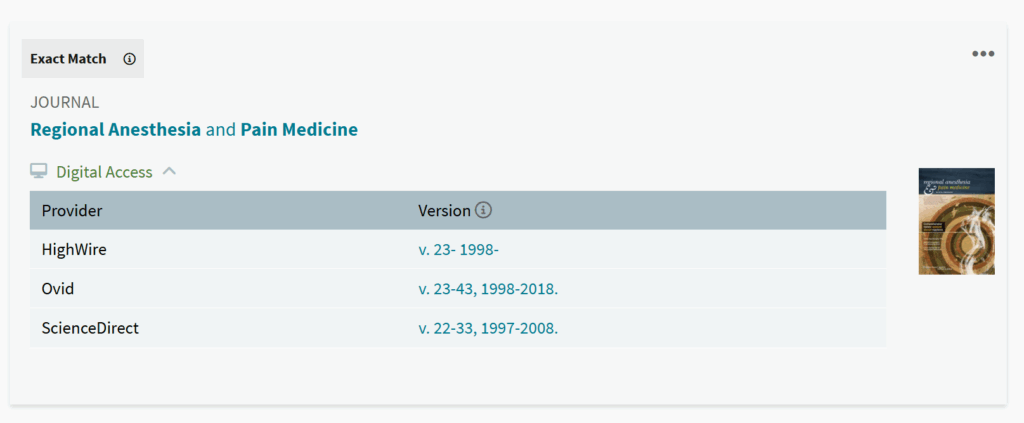 journal in Lane Search